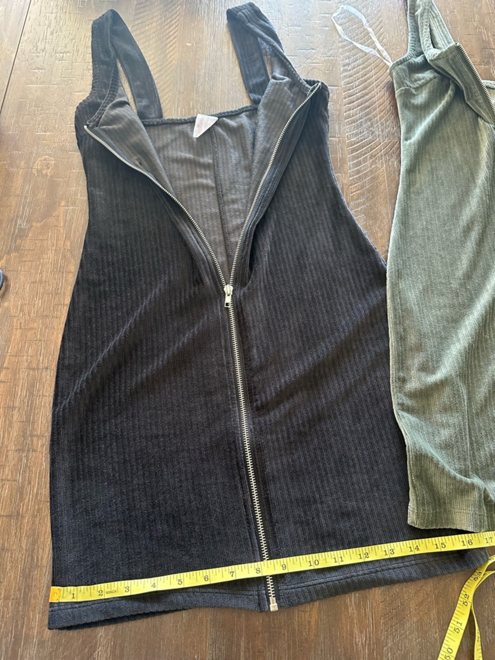 Bundle Ribbed Tank Mini Dress Bundle - Black / Olive - Picture 10 of 16